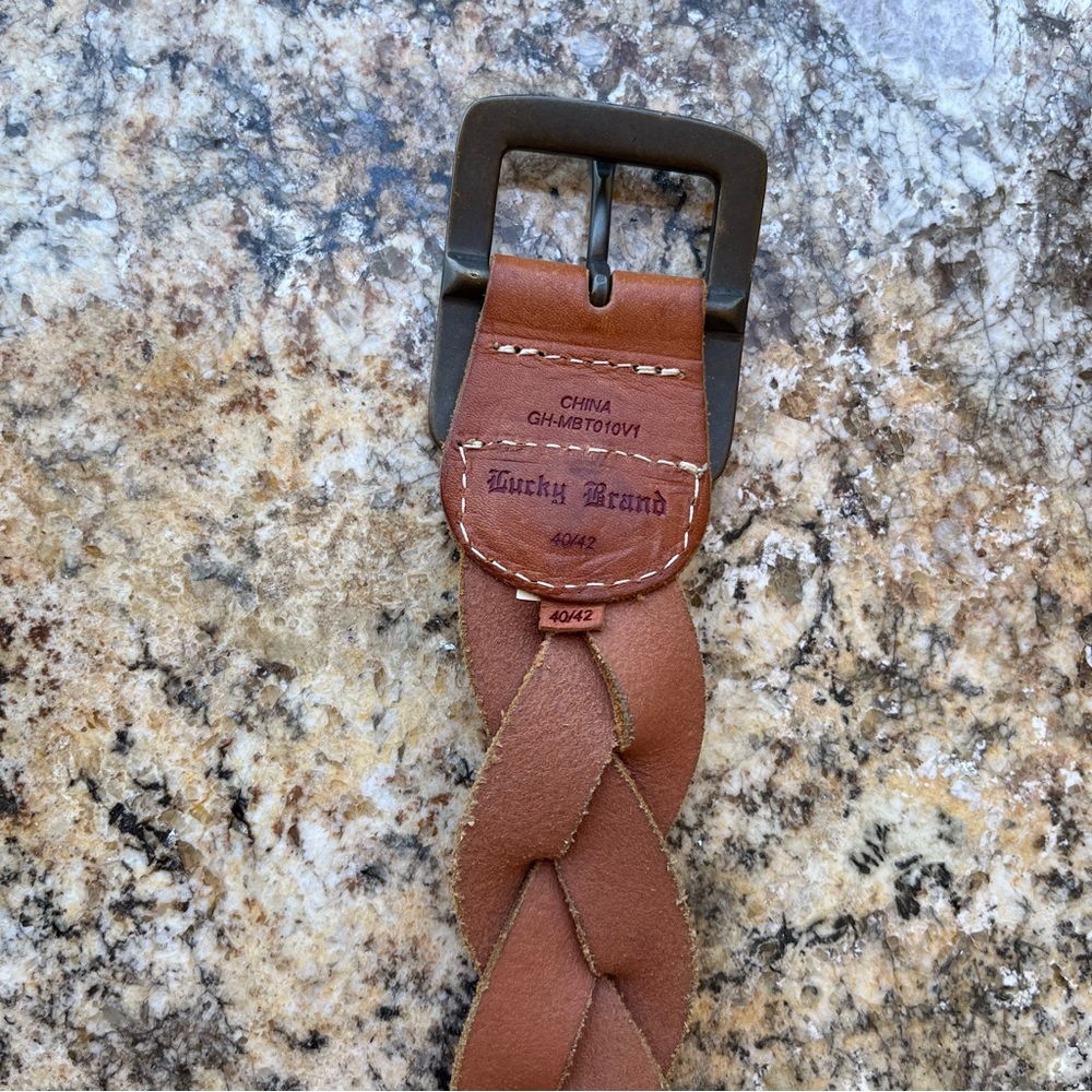 Bundle of 5 Men’s Leather Belts – Mixed Styles – Casual & Western - Picture 5 of 14